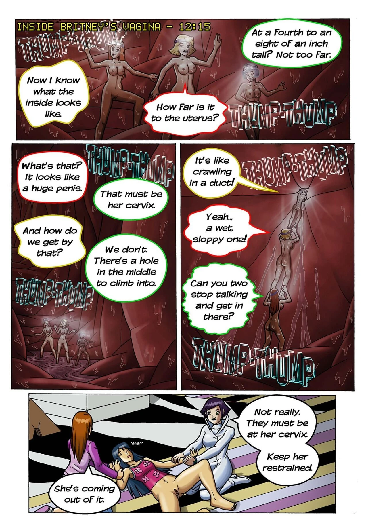 Totally Shrunk 3 porn comic picture 31