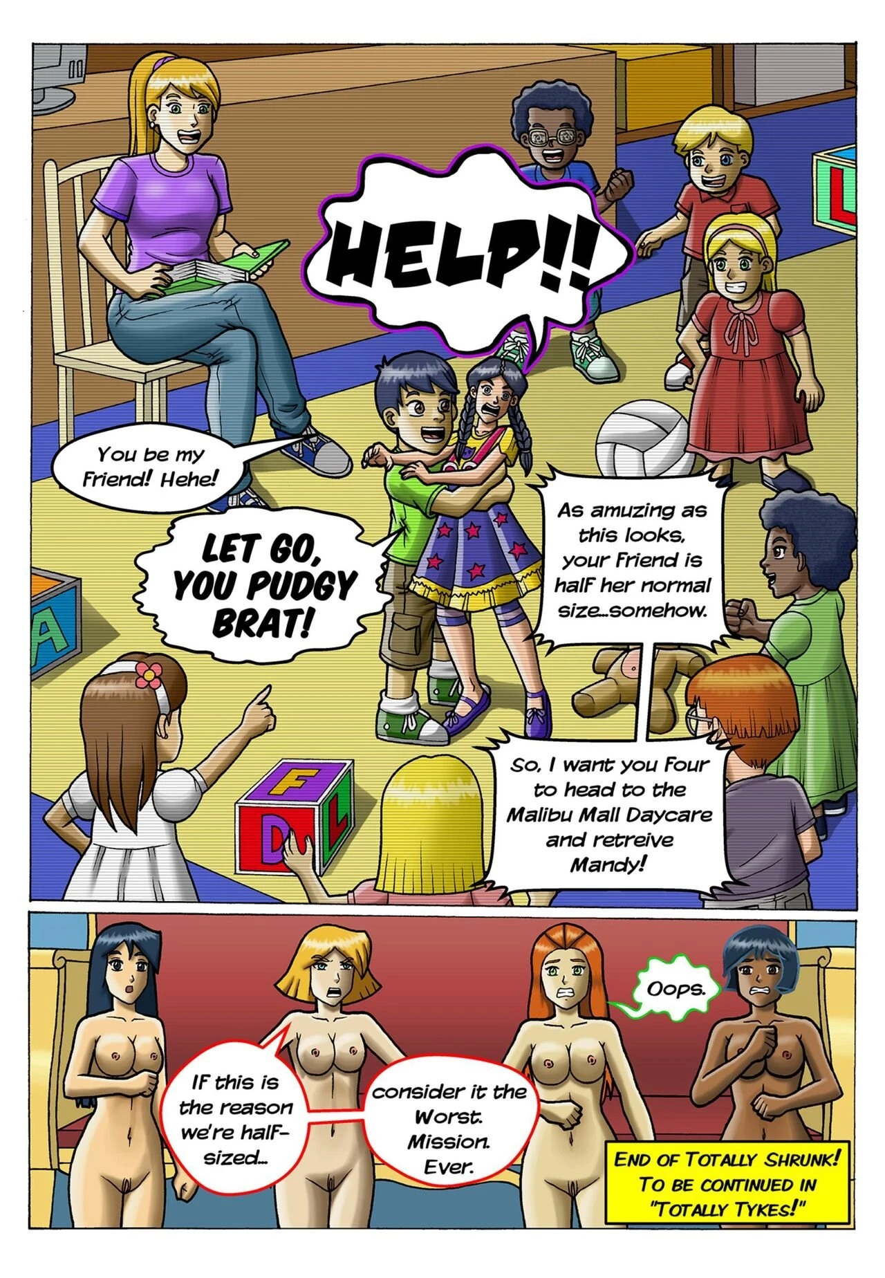 Totally Shrunk 3 porn comic picture 43