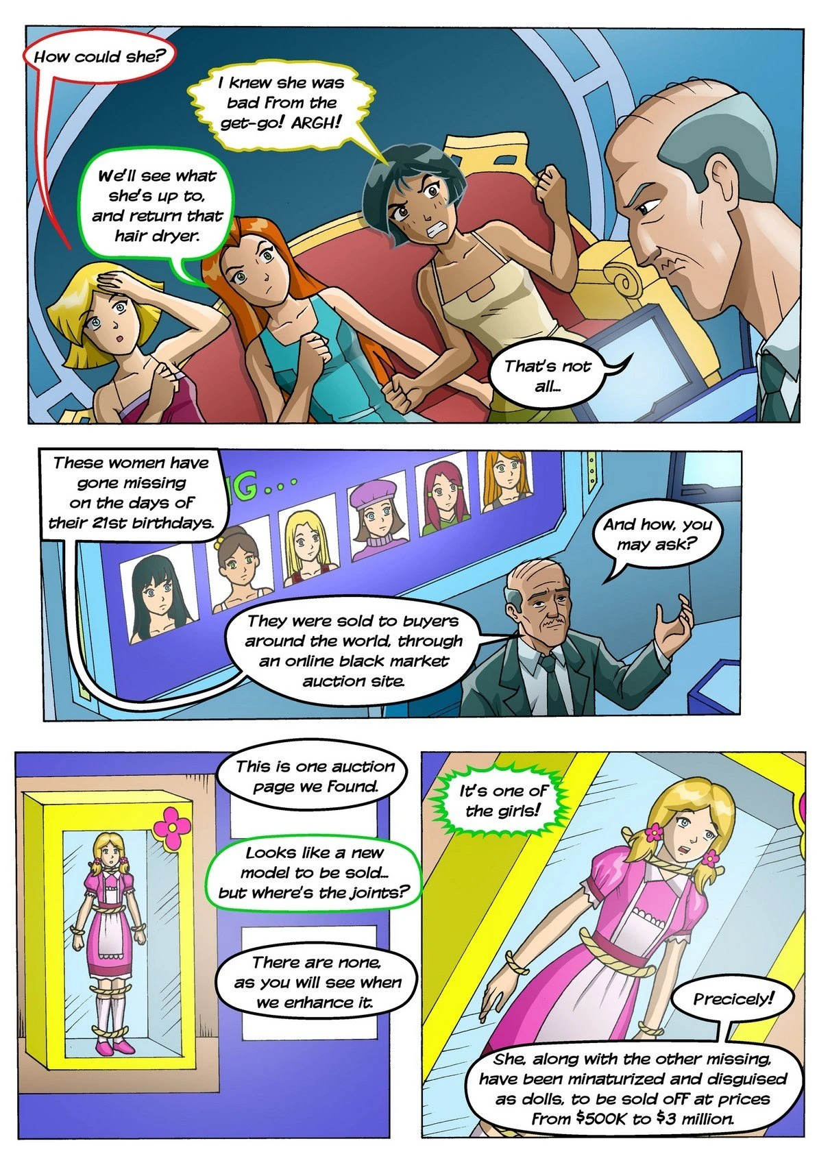 Totally Shrunk porn comic picture 8