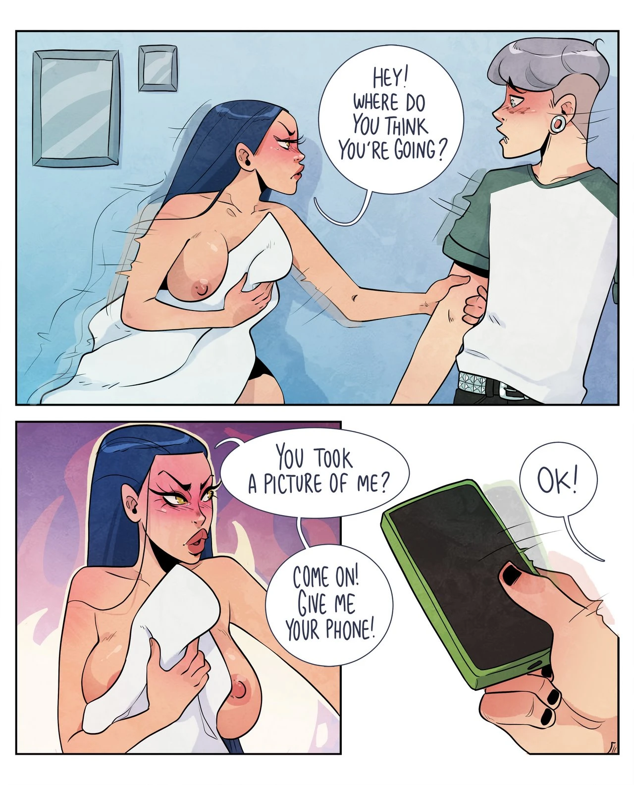 Touch Me porn comic picture 4