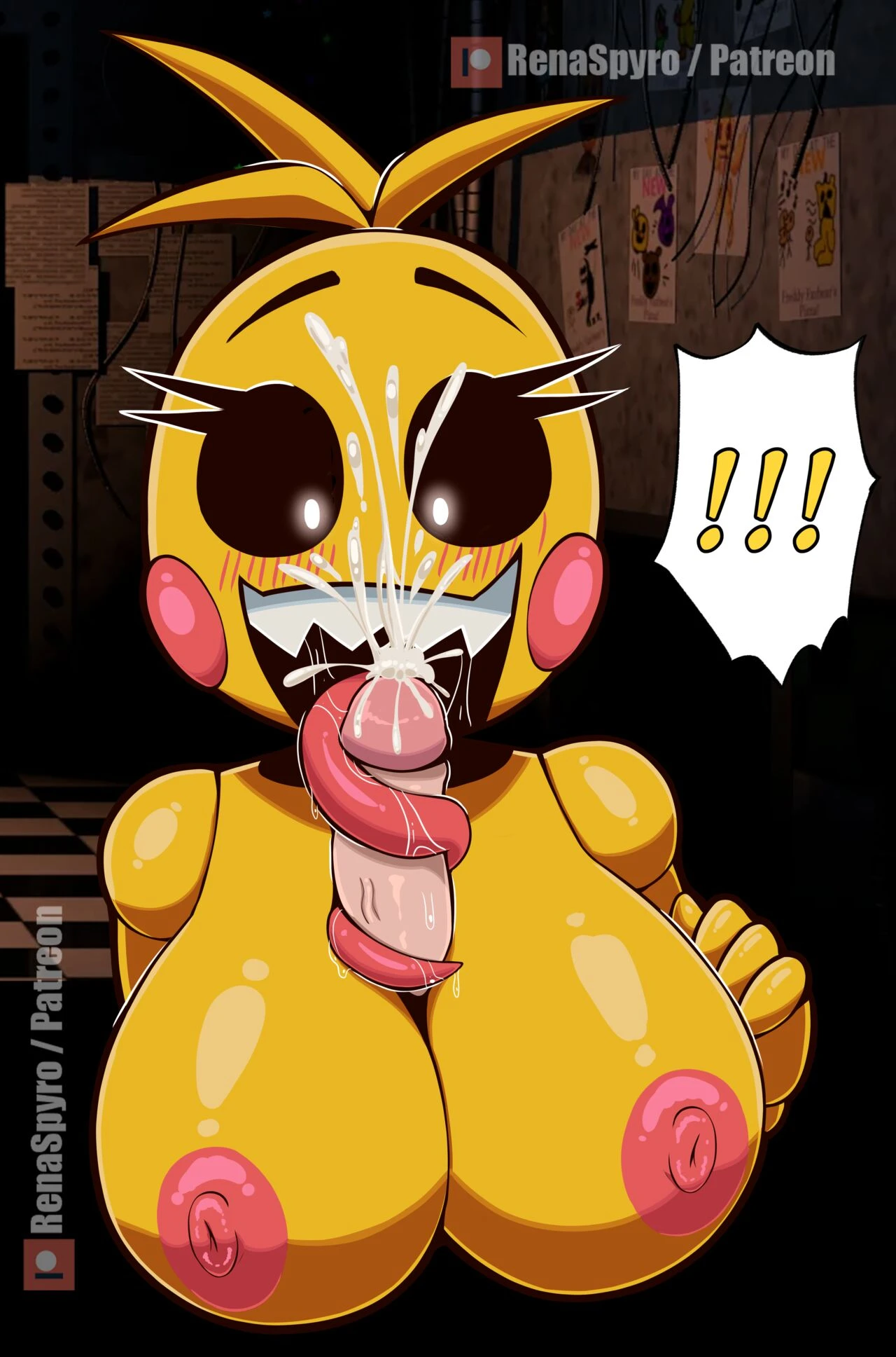 Toy Chica porn comic picture 5