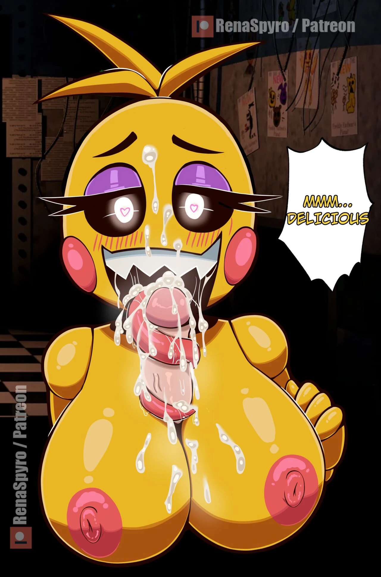 Toy Chica porn comic picture 6