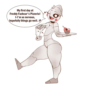 Toy Chica's job change porn comic picture 1