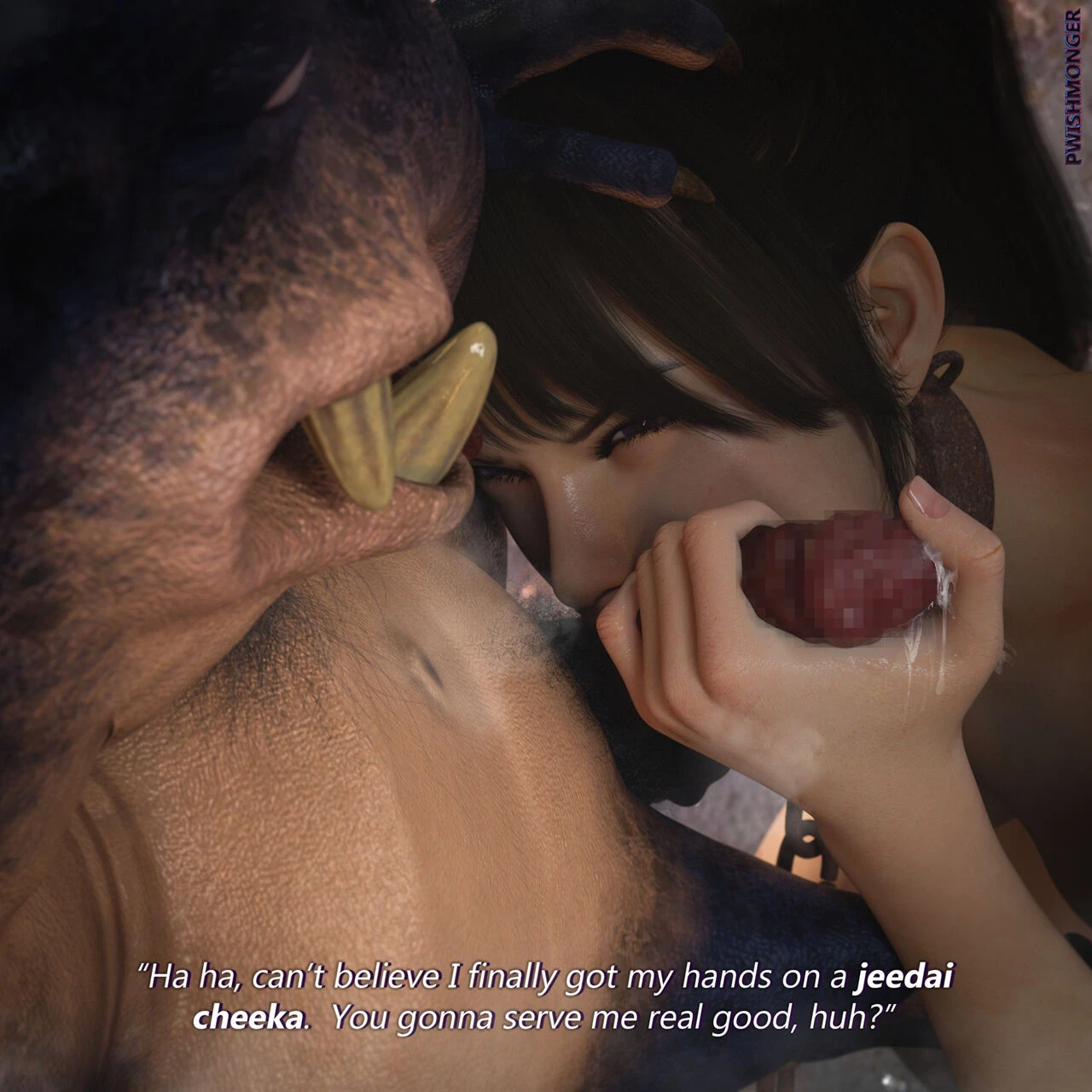 Toydarian Jedi Sex Slave porn comic picture 2