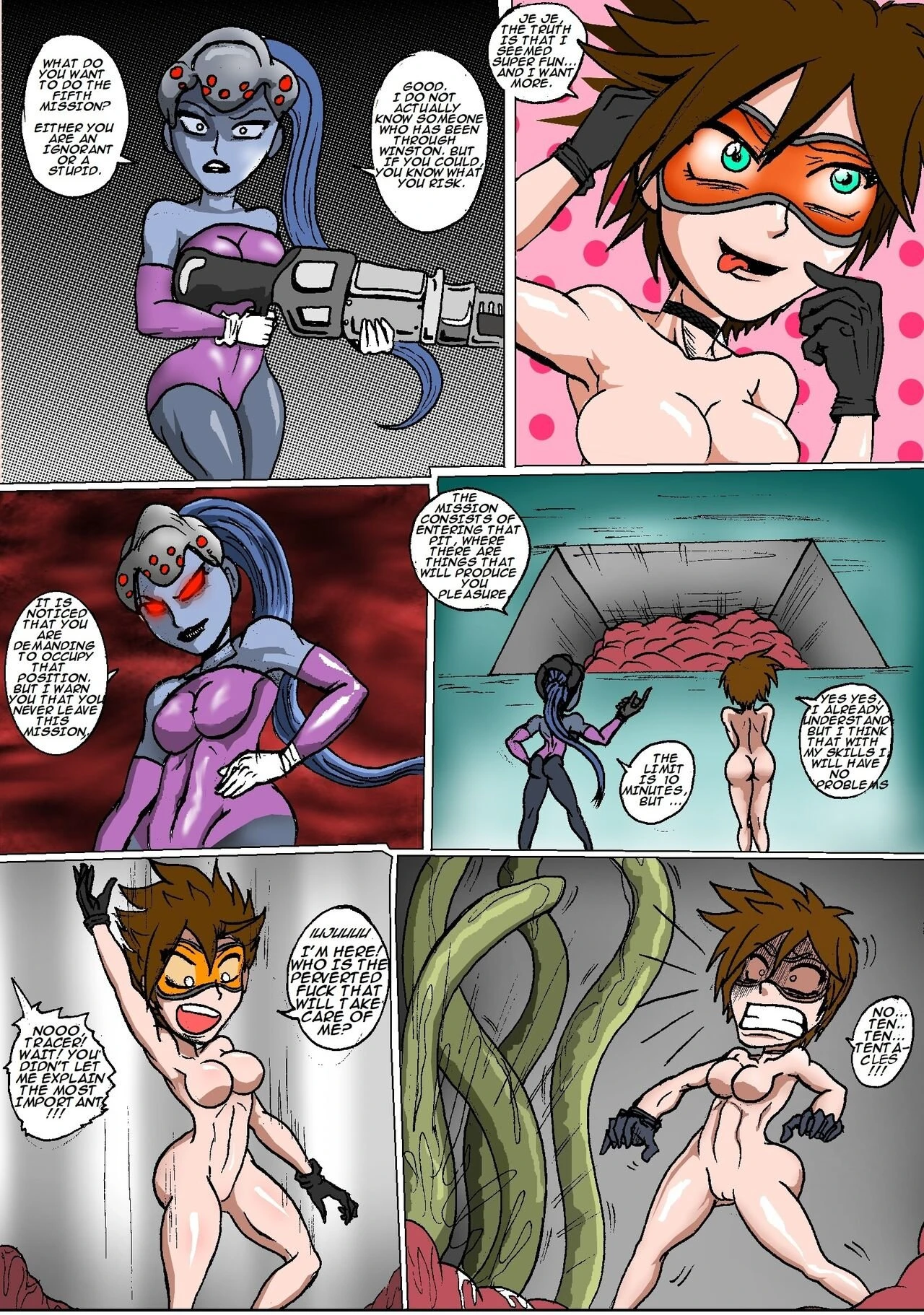Tracer and Winston porn comic picture 3