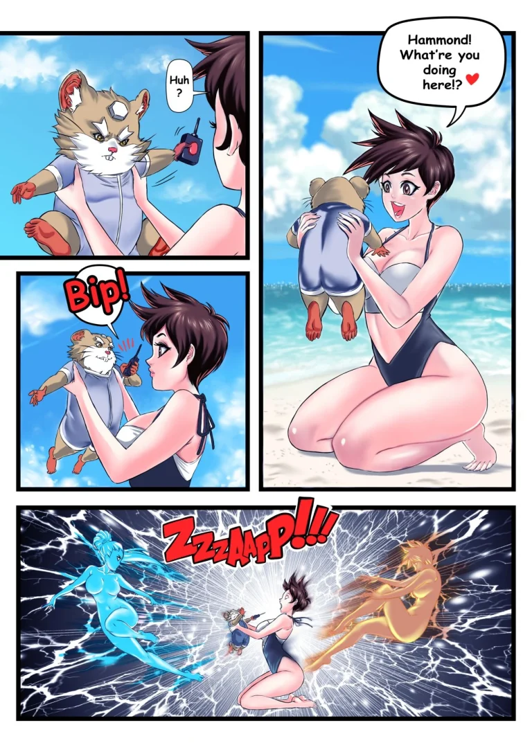 Tracer x Widow porn comic picture 2