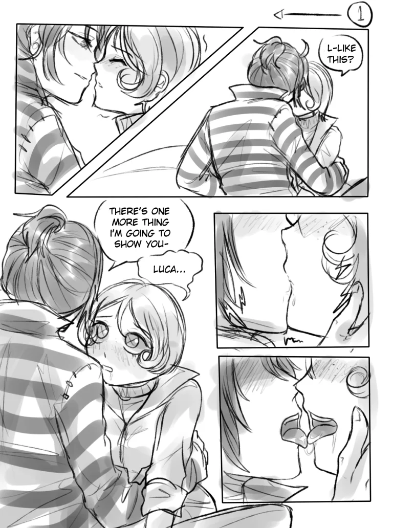 Tracy x Luca porn comic picture 1