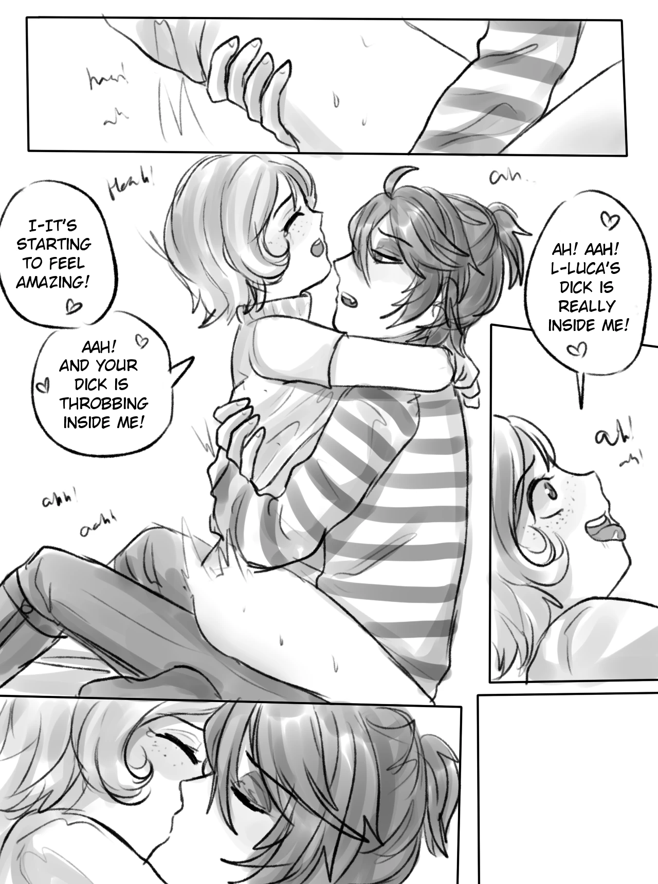 Tracy x Luca porn comic picture 18