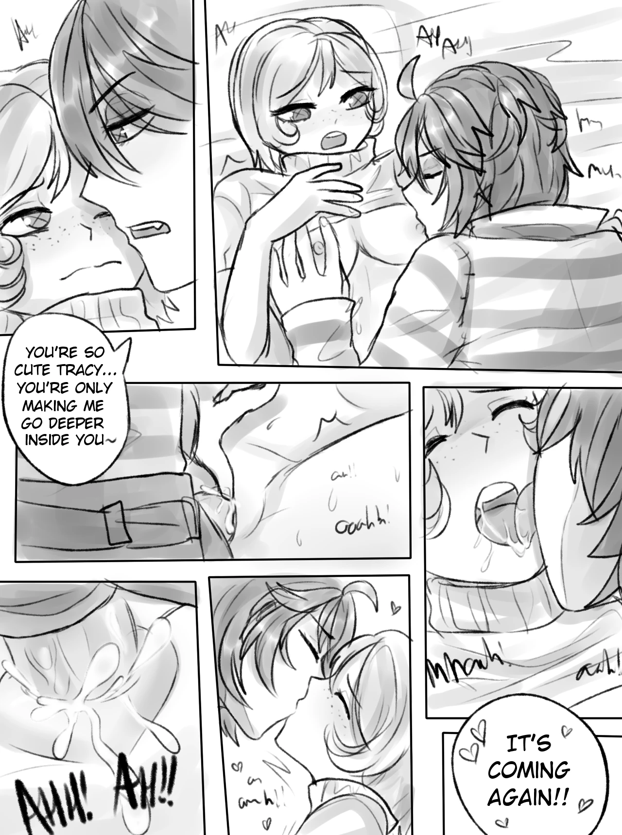 Tracy x Luca porn comic picture 25