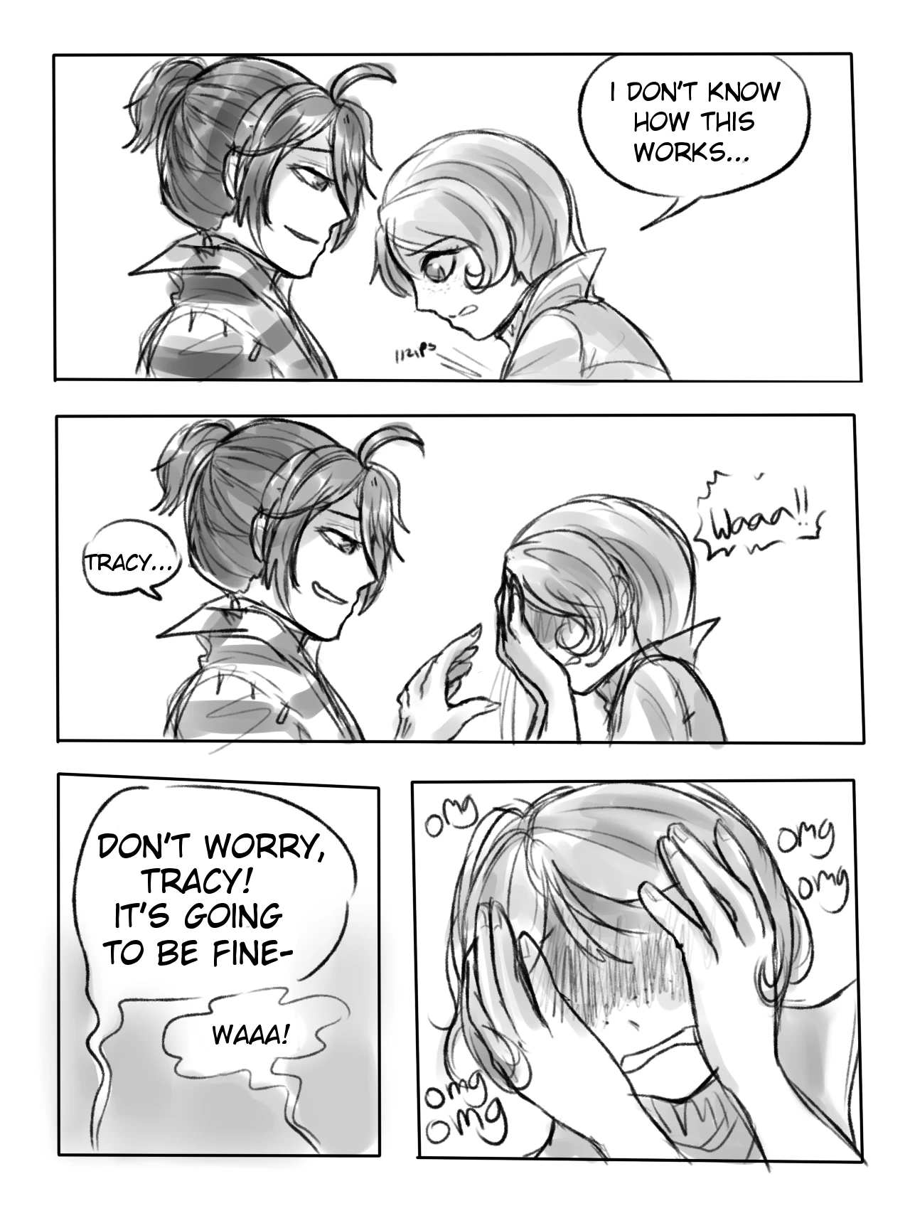 Tracy x Luca porn comic picture 4