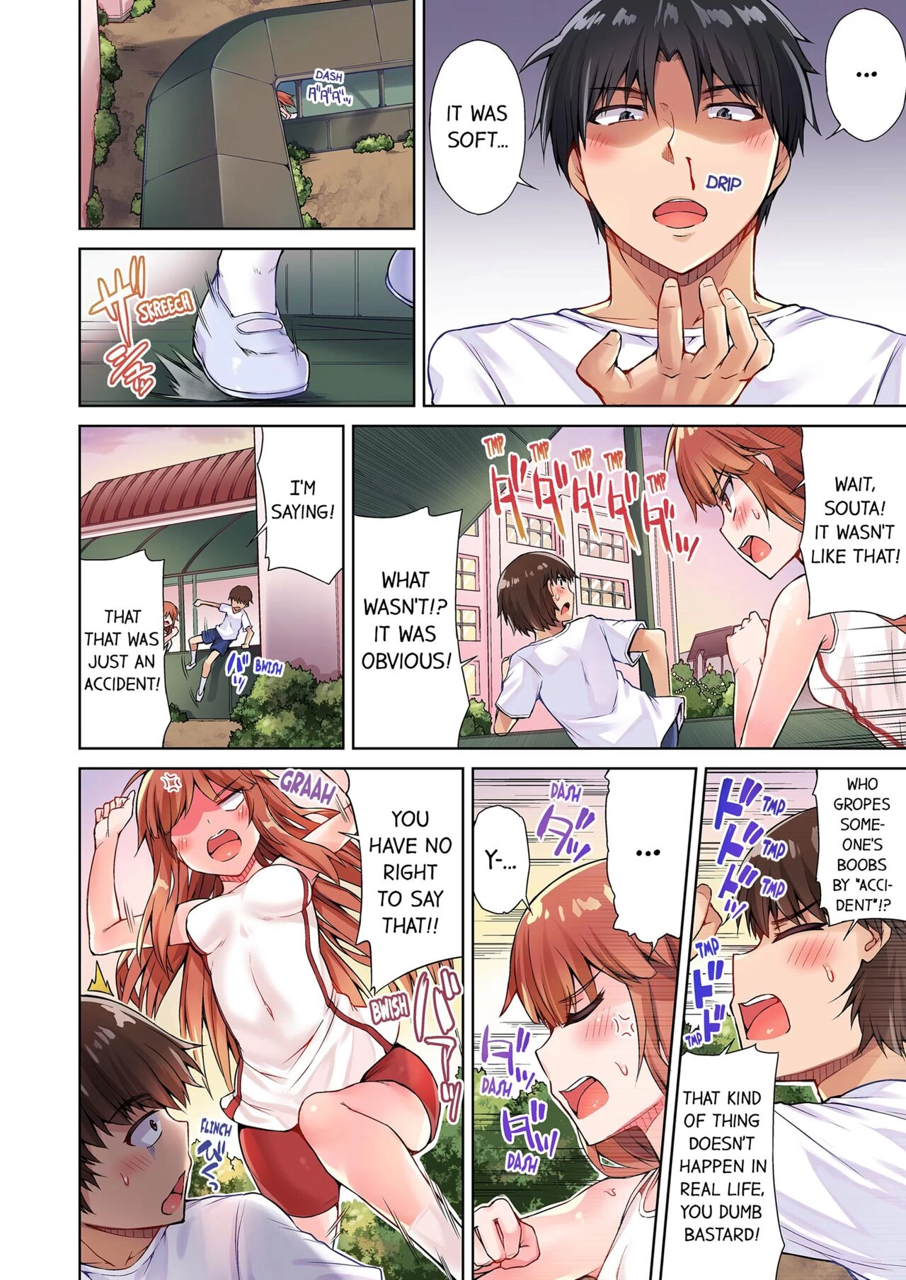 Traditional Job of Washing Girls' Body 10 | Asoko Araiya no Oshigoto ~Kataomoichuu no Aitsu to Onnayu de~ porn comic picture 10