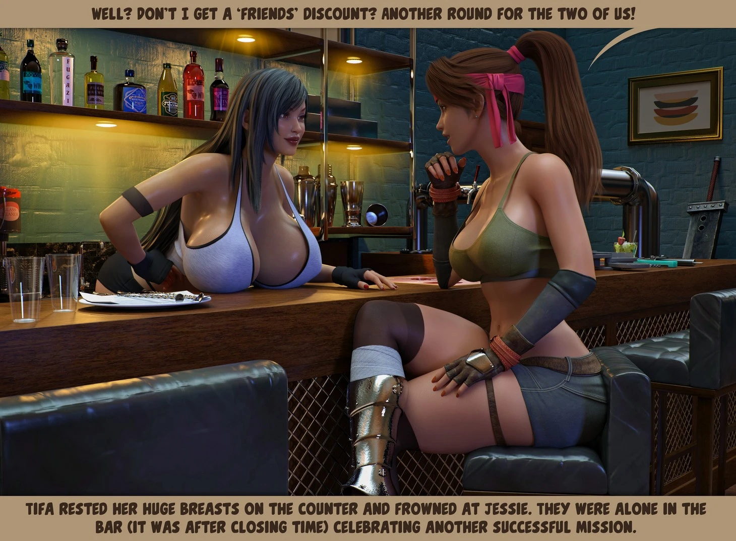 Training after the close porn comic picture 4