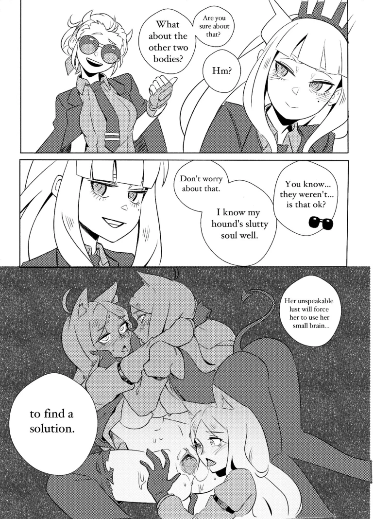 Training slutty dogs porn comic picture 14