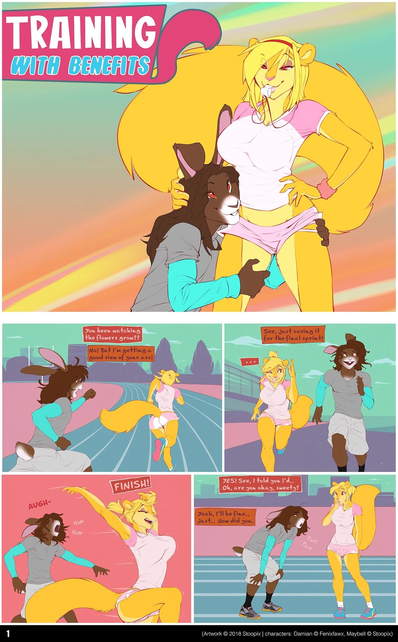 Training With Benefits porn comic picture 1