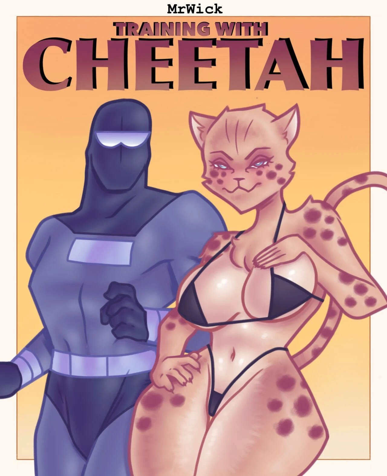 Training With Cheetah porn comic picture 1