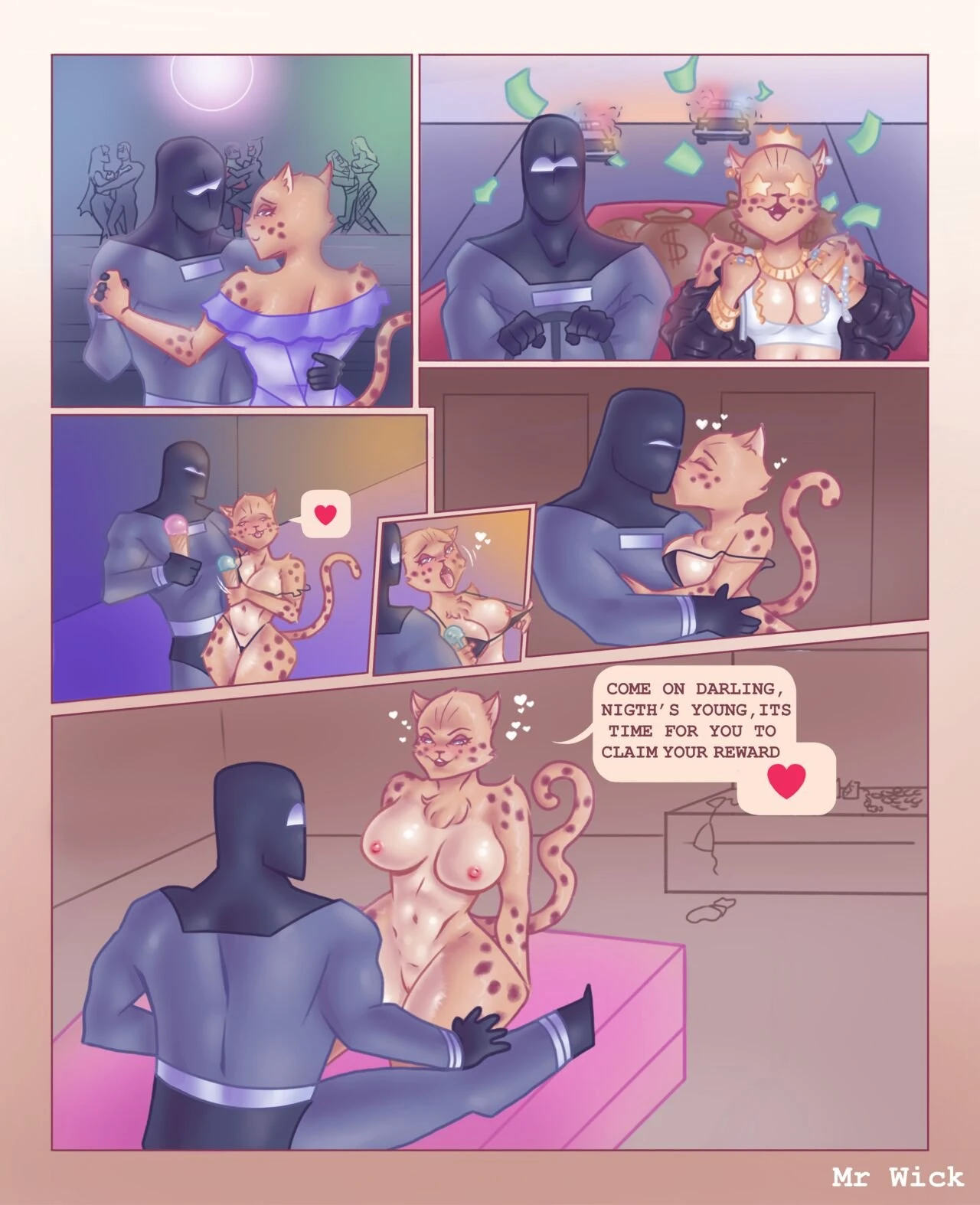 Training With Cheetah porn comic picture 10