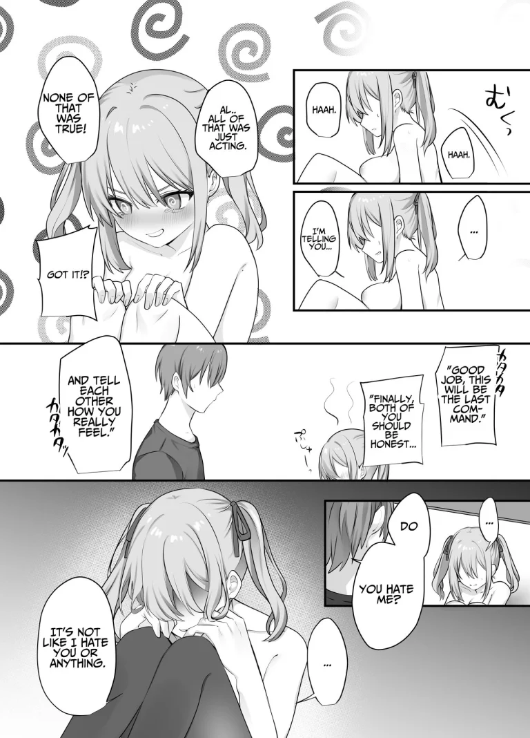 Trapped in a Sex-locked Room with your Bitchy Little Sister | Sex Shinai to Derarenai Heya ni Naka no Warui Imouto to Tojikomerareru porn comic picture 28