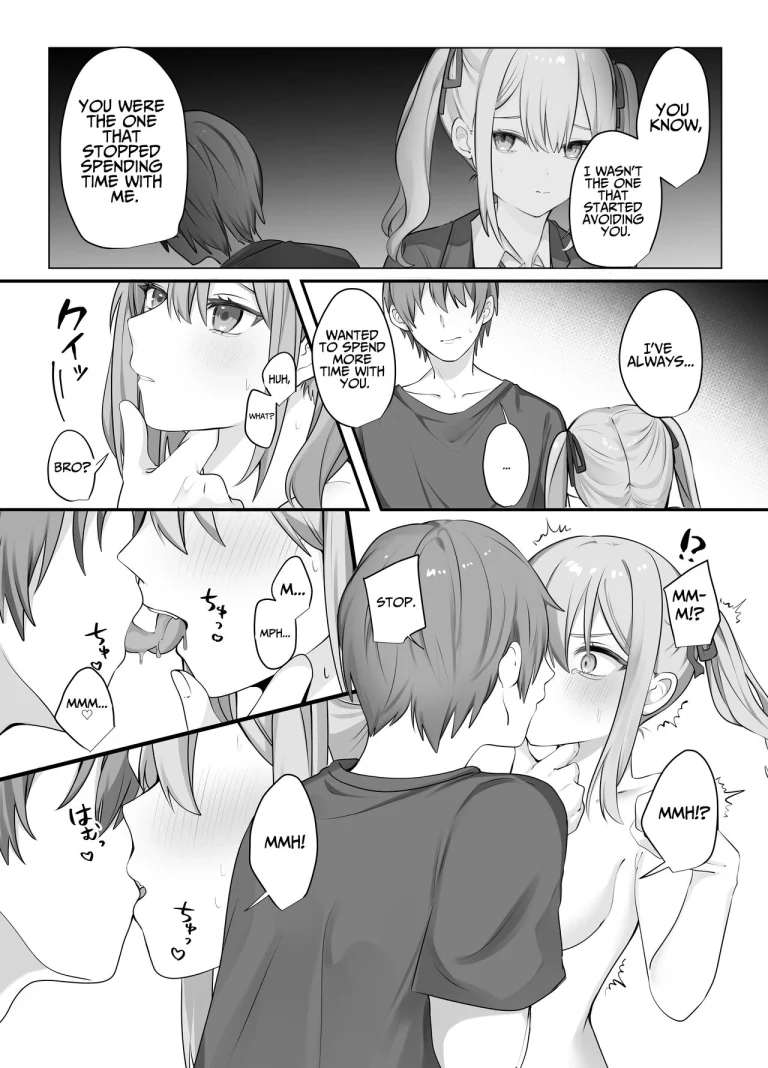 Trapped in a Sex-locked Room with your Bitchy Little Sister | Sex Shinai to Derarenai Heya ni Naka no Warui Imouto to Tojikomerareru porn comic picture 29