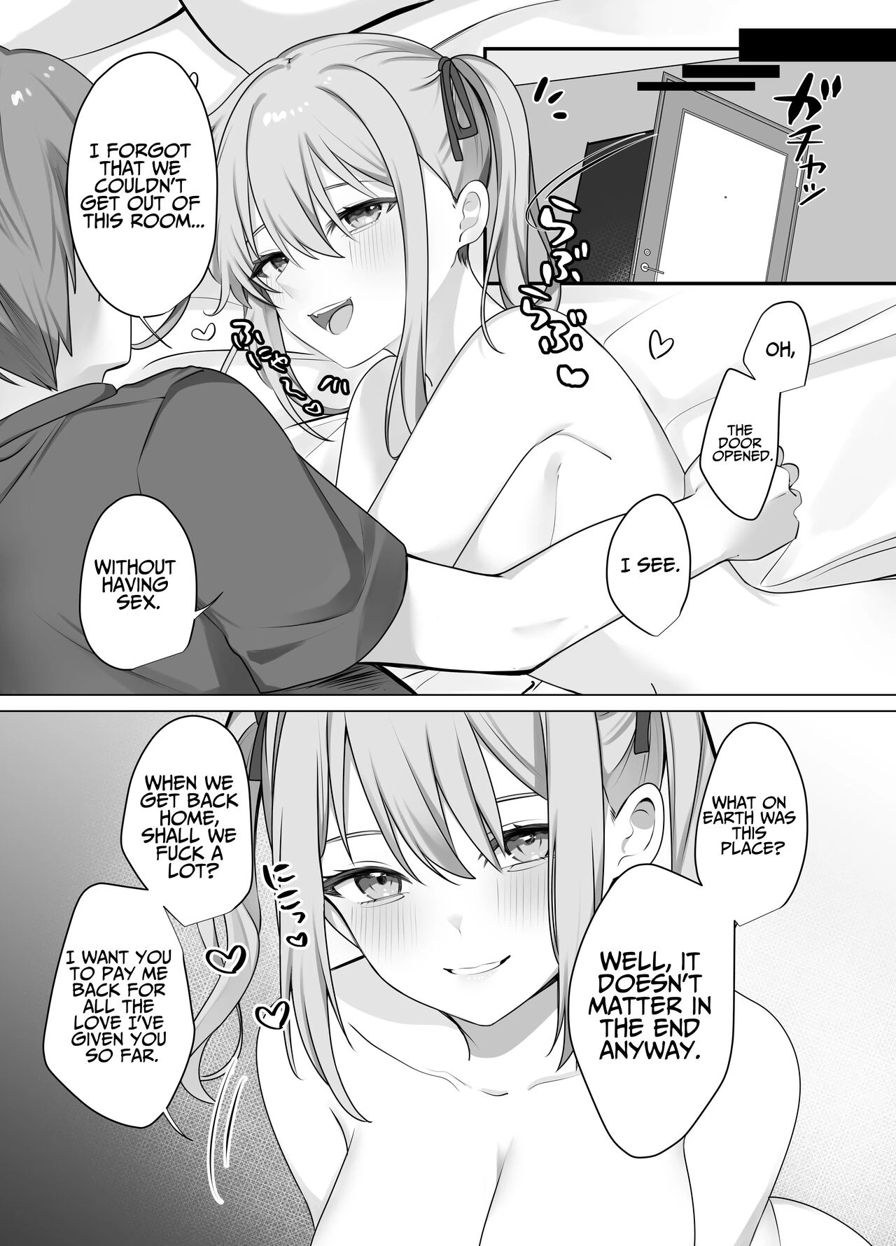 Trapped in a Sex-locked Room with your Bitchy Little Sister | Sex Shinai to Derarenai Heya ni Naka no Warui Imouto to Tojikomerareru porn comic picture 38