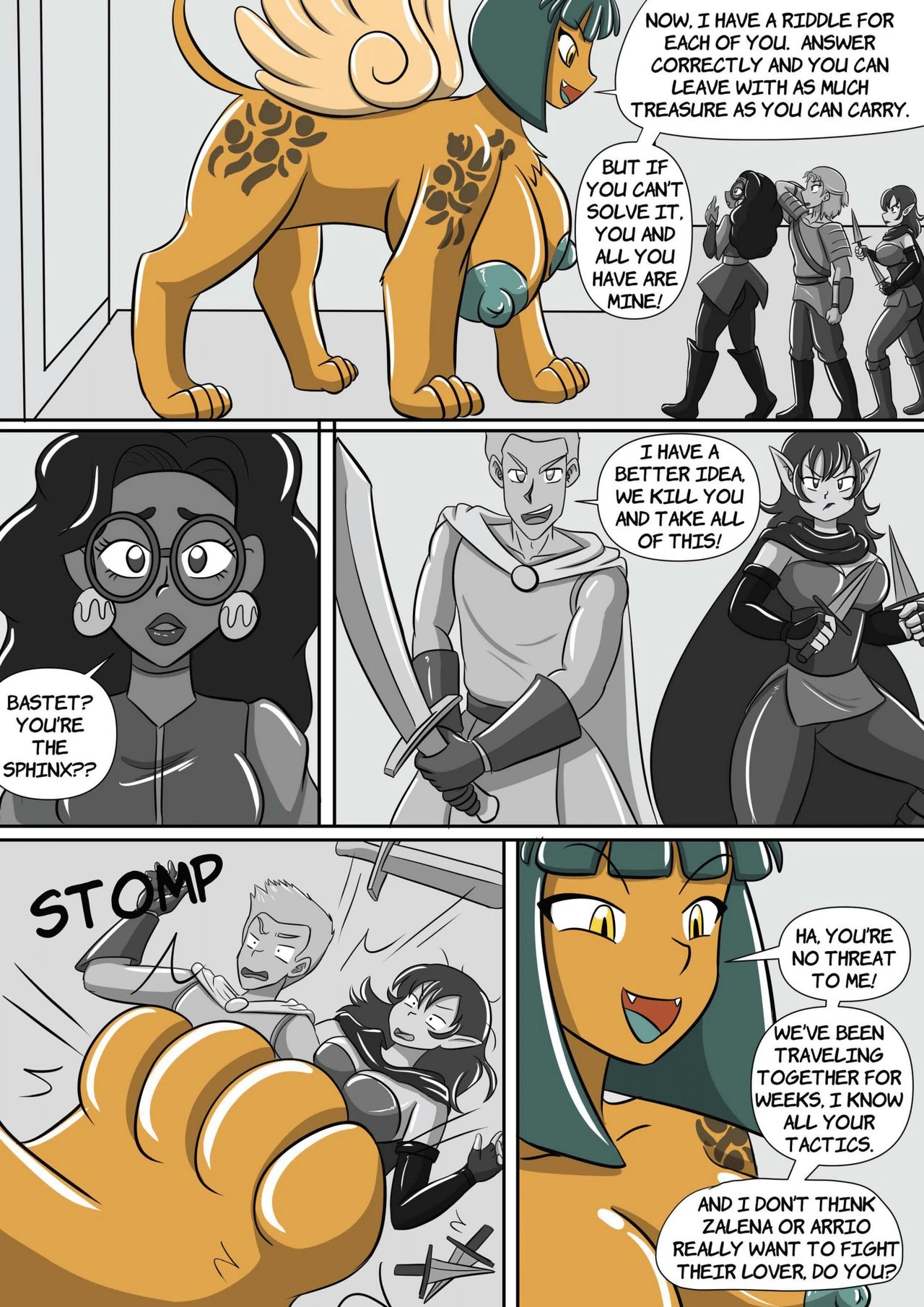 Treasures of the Sphinx porn comic picture 7