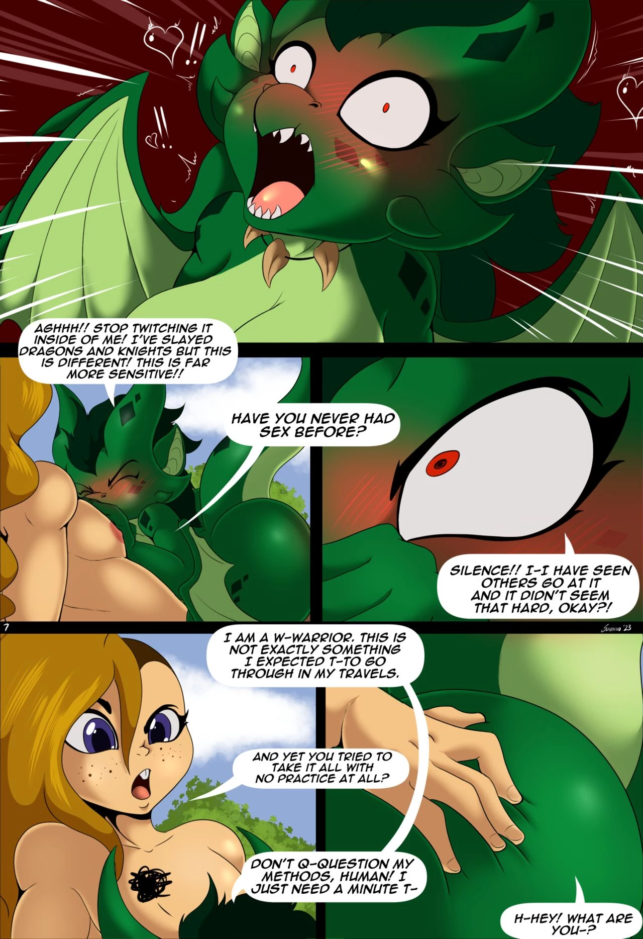 Trial By Sword * remastered * + Trial By Sword Emerald's Challenge porn comic picture 25
