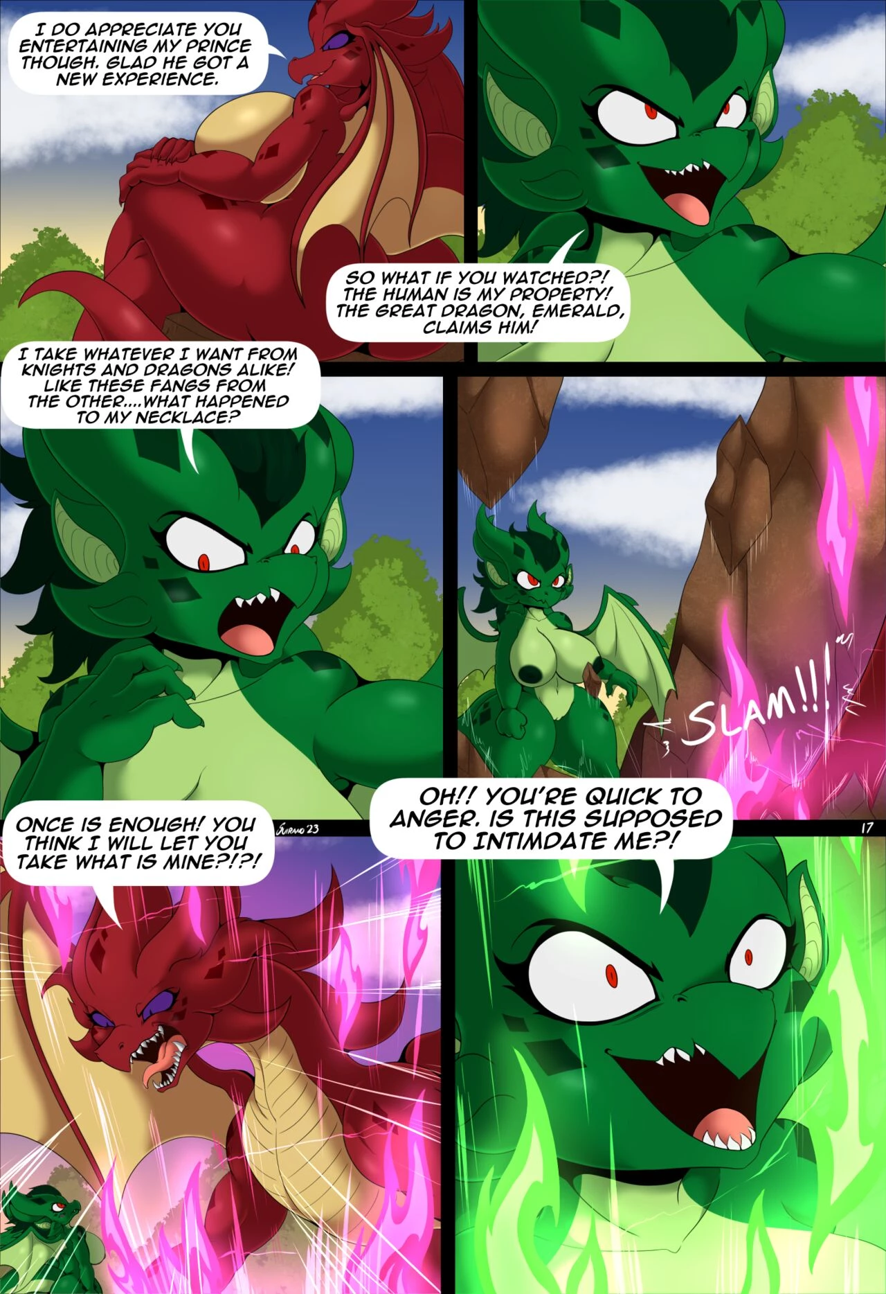 Trial By Sword * remastered * + Trial By Sword Emerald's Challenge porn comic picture 35