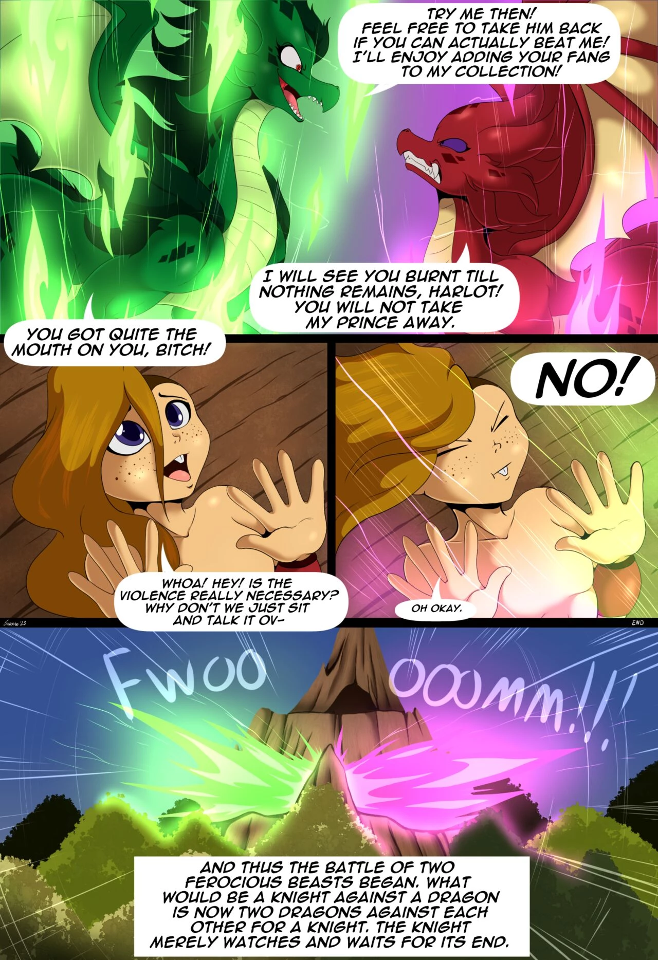 Trial By Sword * remastered * + Trial By Sword Emerald's Challenge porn comic picture 36