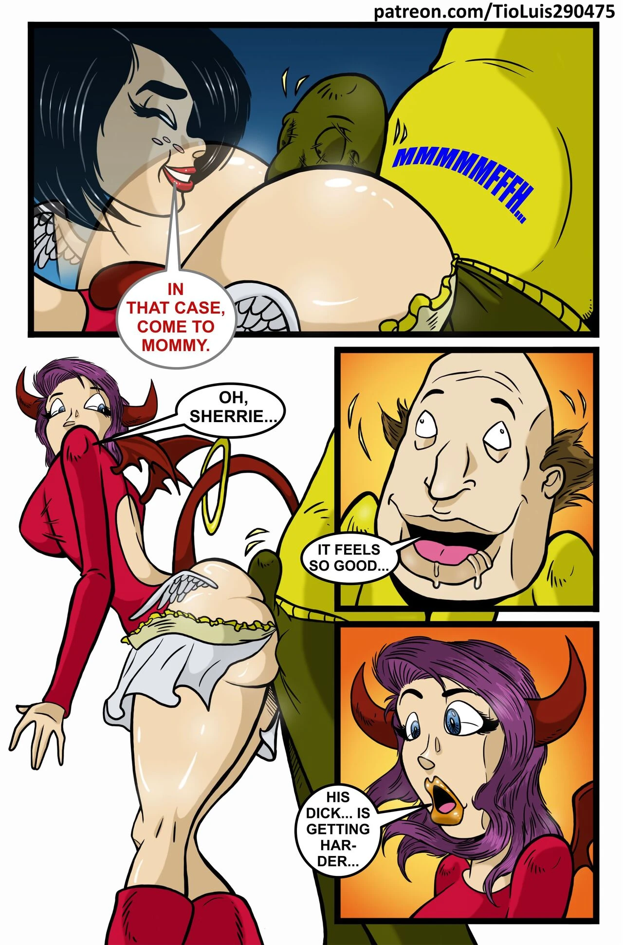 Trick or treat. Maxi and Sherrie Camille Halloween Special porn comic picture 15