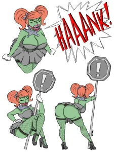 Trixy the Clown porn comic picture 1