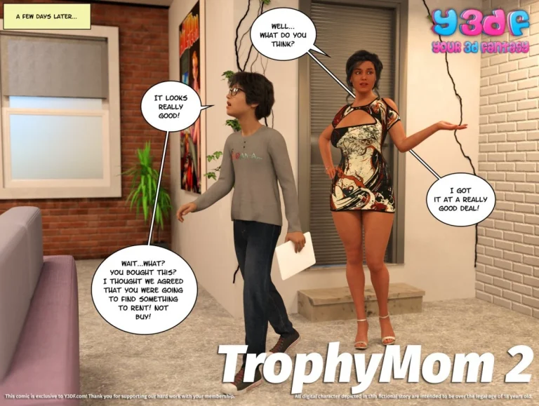TrophyMom 2 porn comic picture 1