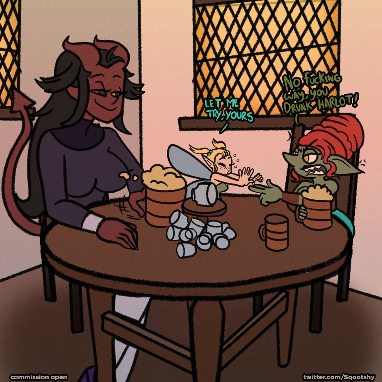 Trouble trio porn comic picture 3