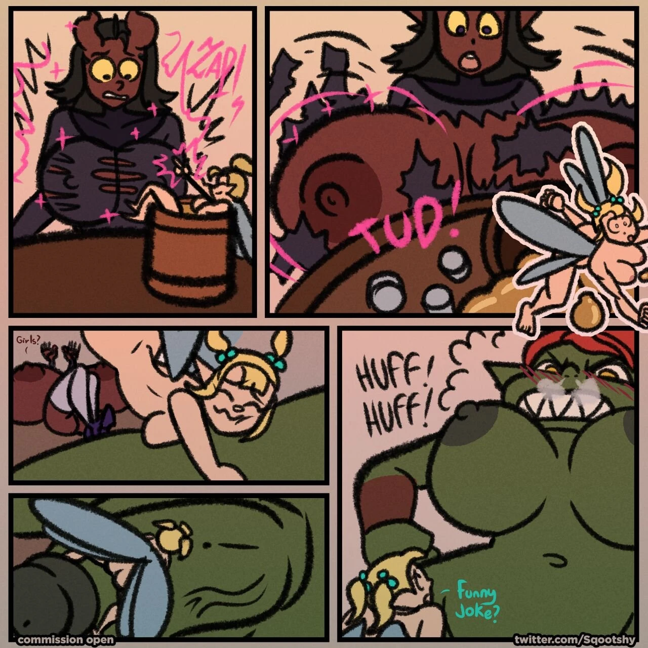 Trouble trio porn comic picture 5