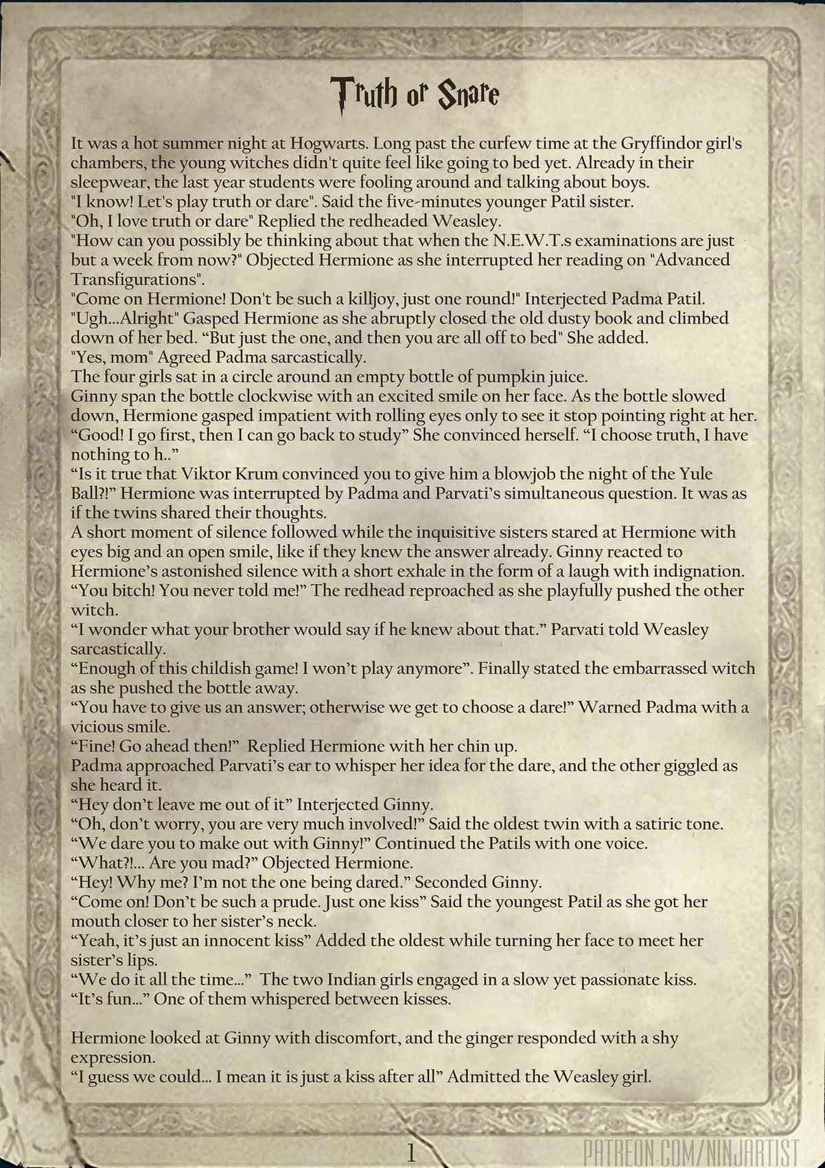 Truth or Snare porn comic picture 1