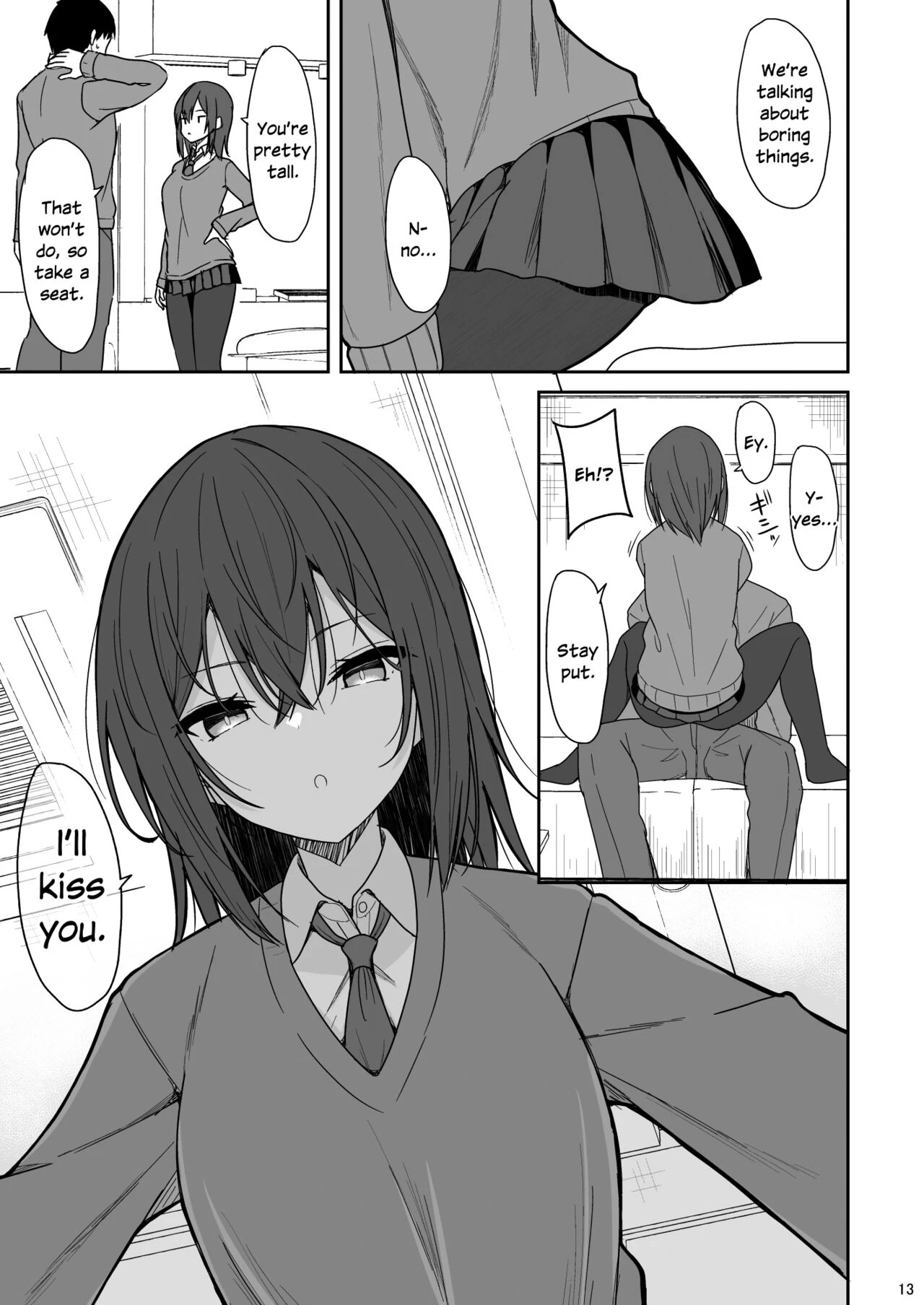 Tsumetai Senpai ga Mukyoka Nakadashi Sareru made porn comic picture 12