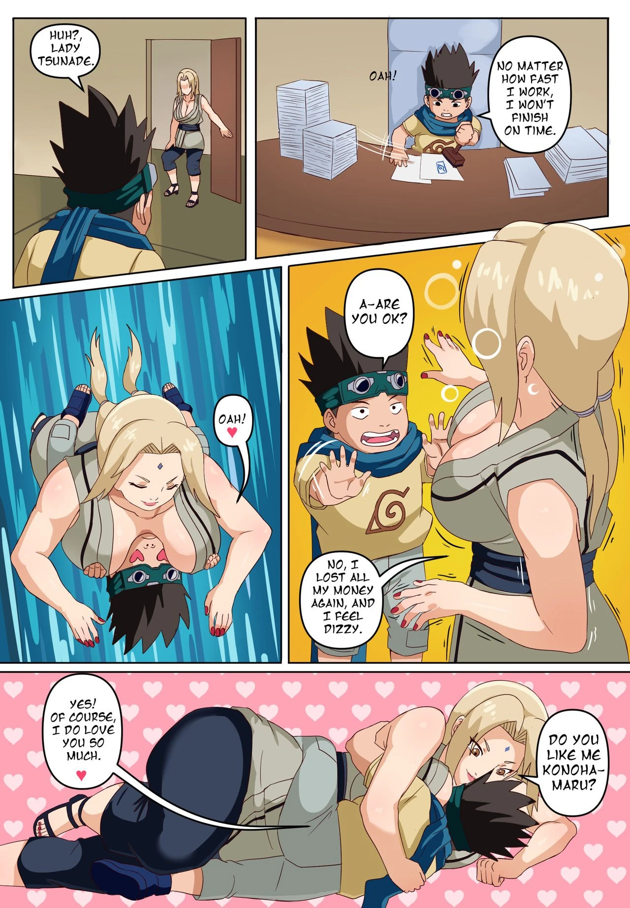 Tsunade & Konohamaru porn comic picture 10