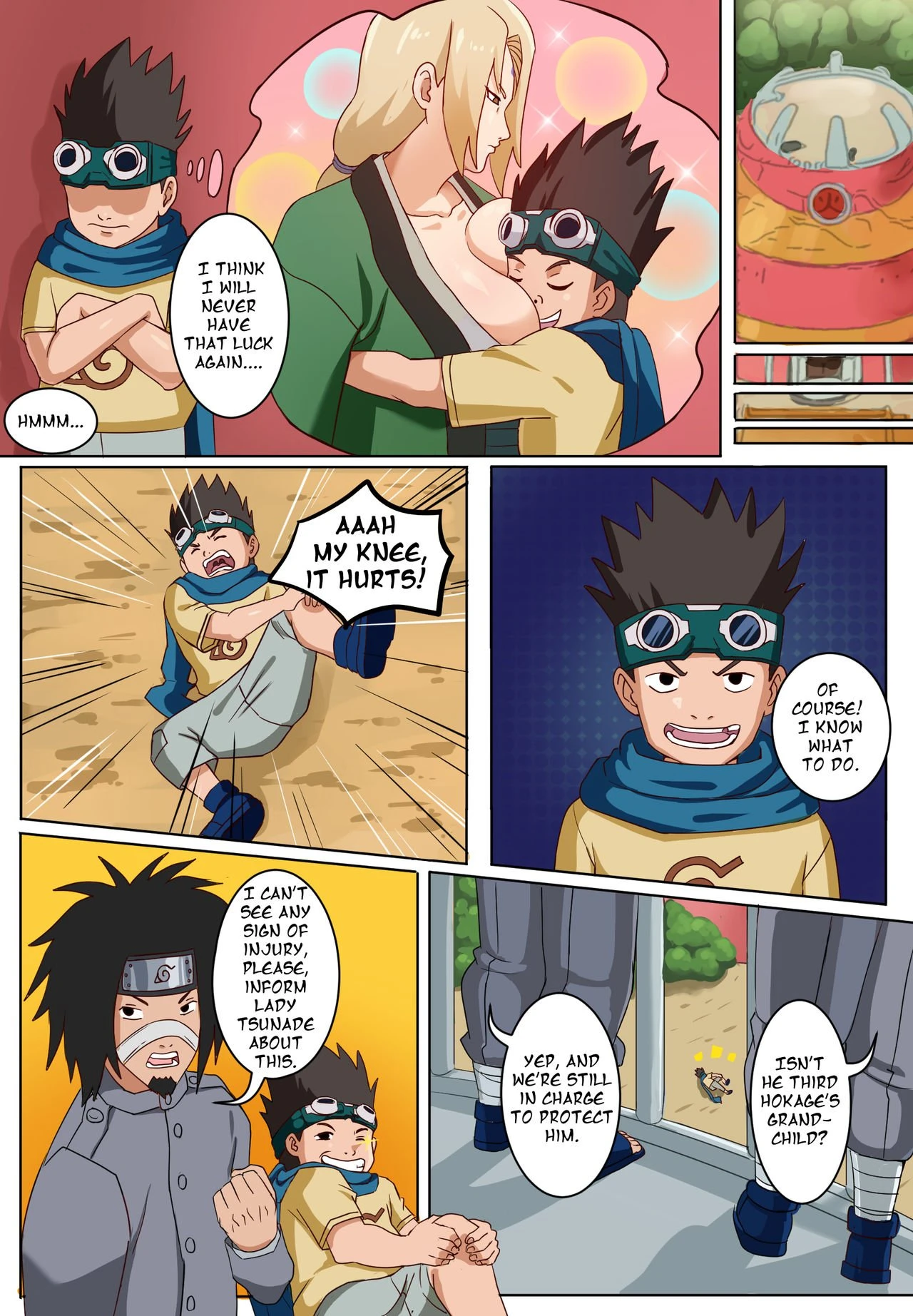 Tsunade & Konohamaru porn comic picture 2