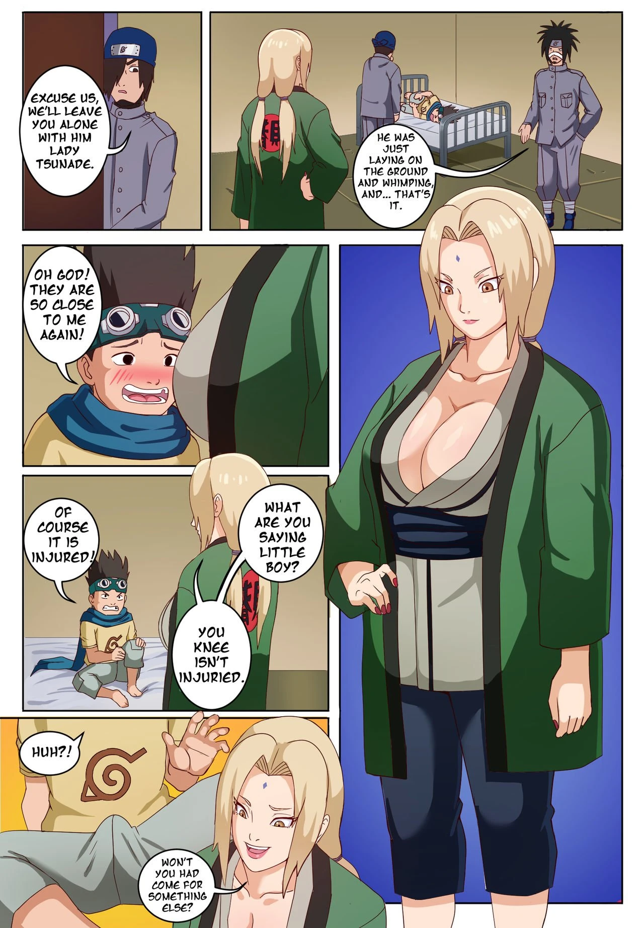 Tsunade & Konohamaru porn comic picture 3