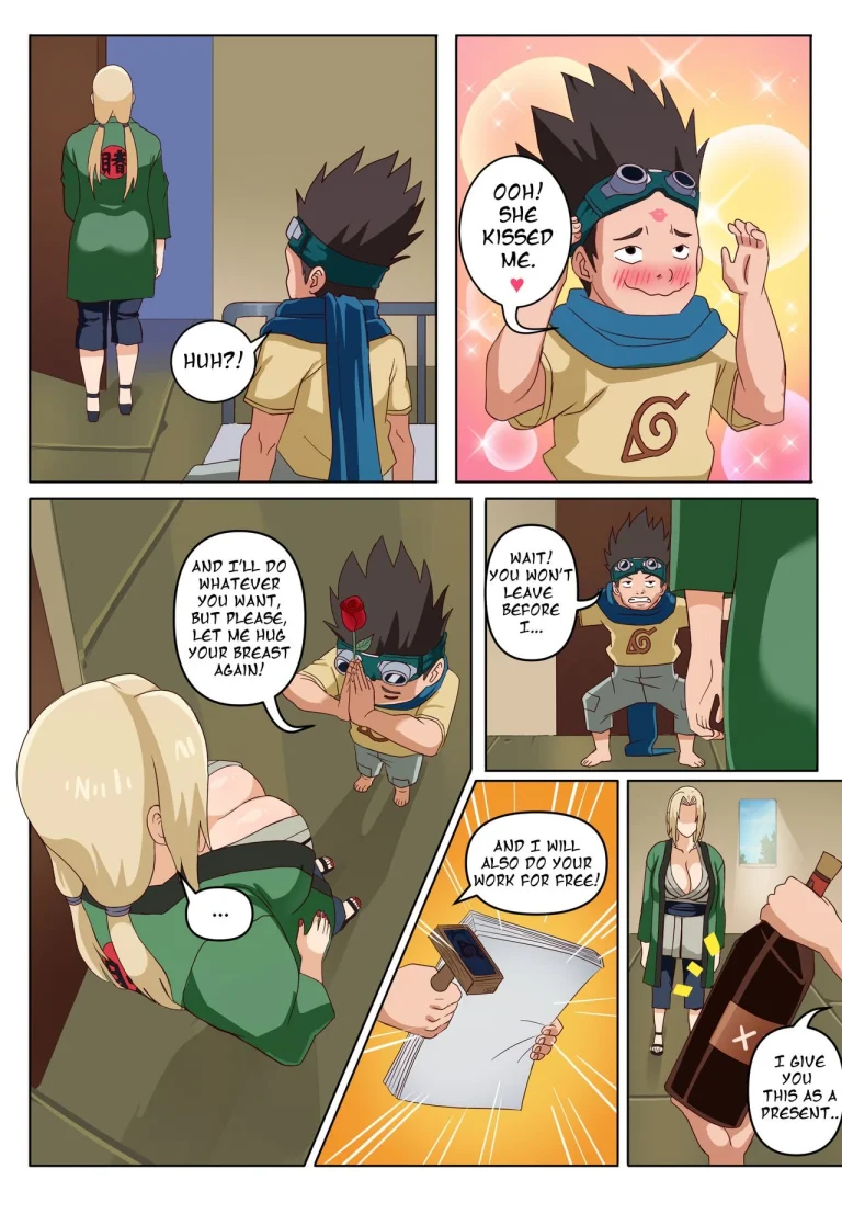 Tsunade & Konohamaru porn comic picture 5