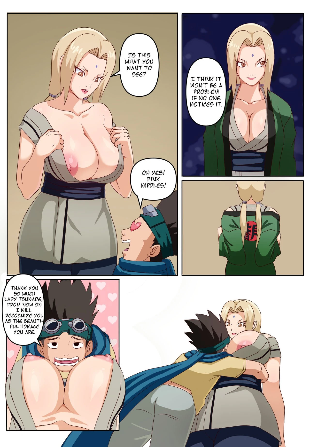Tsunade & Konohamaru porn comic picture 6