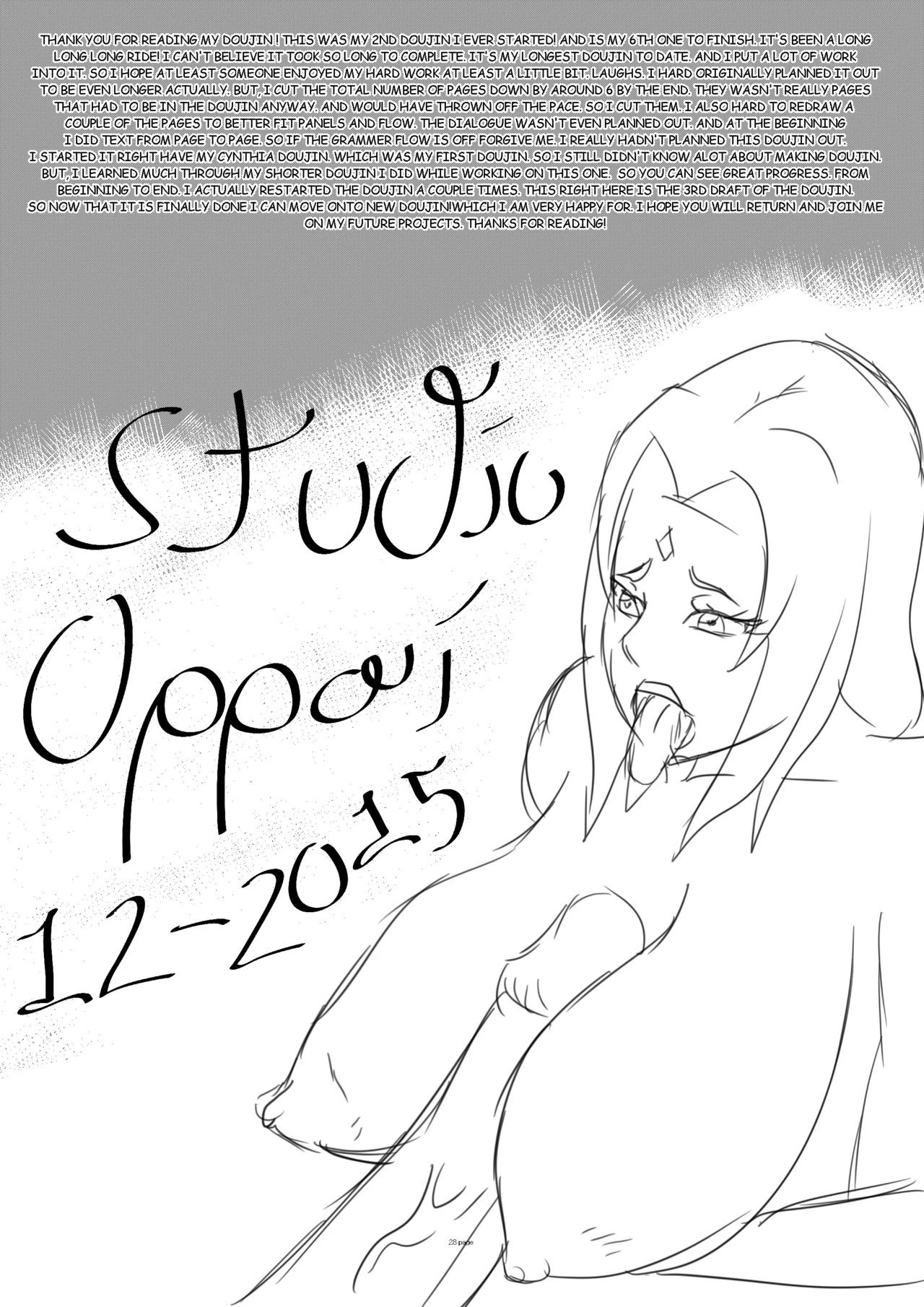 Tsunade's Lost Bet porn comic picture 28