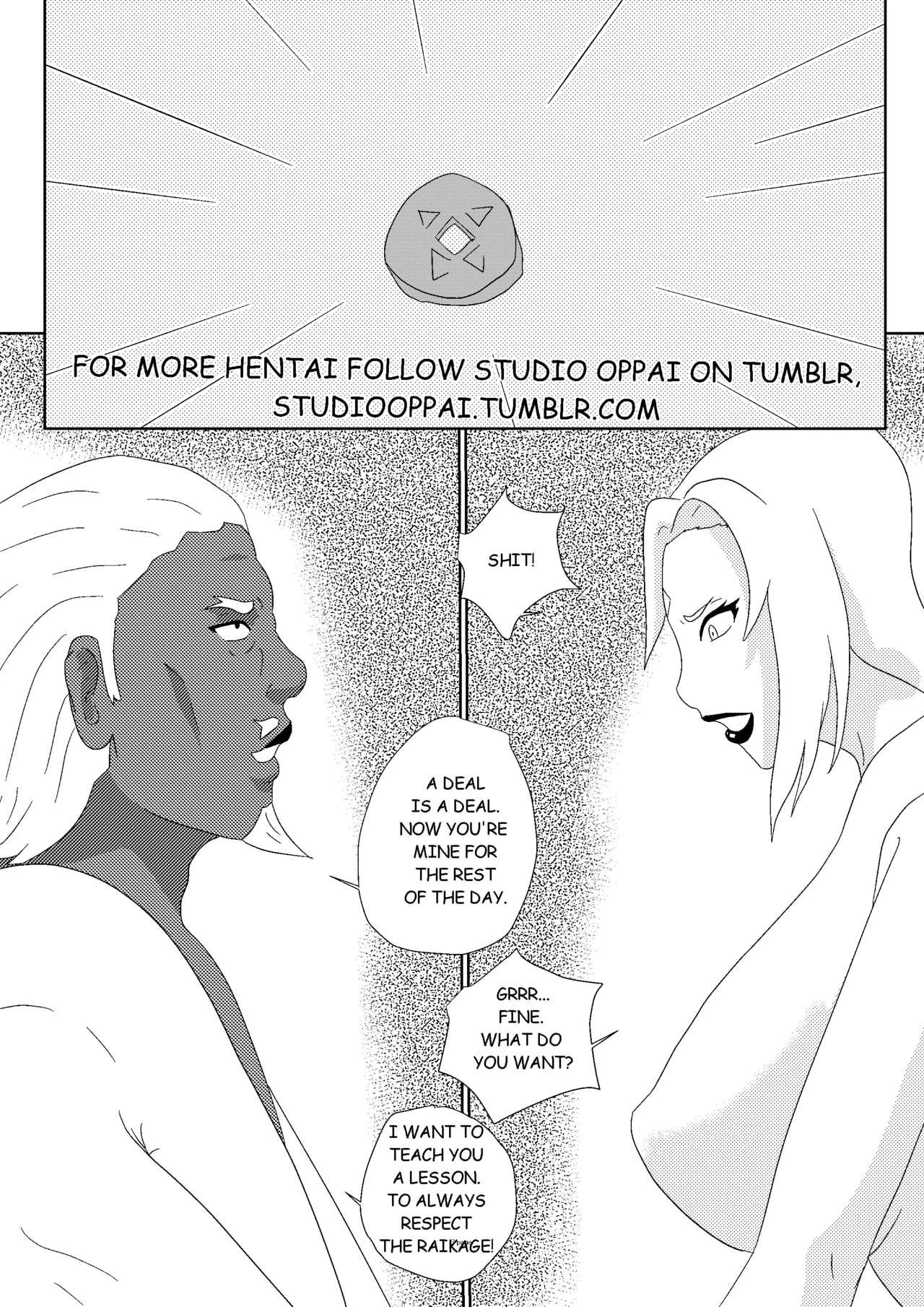 Tsunade's Lost Bet porn comic picture 4