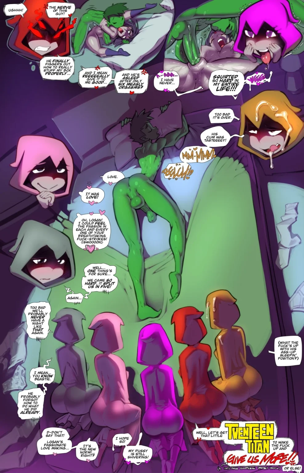 Twenteen Titans: Give us more! porn comic picture 1