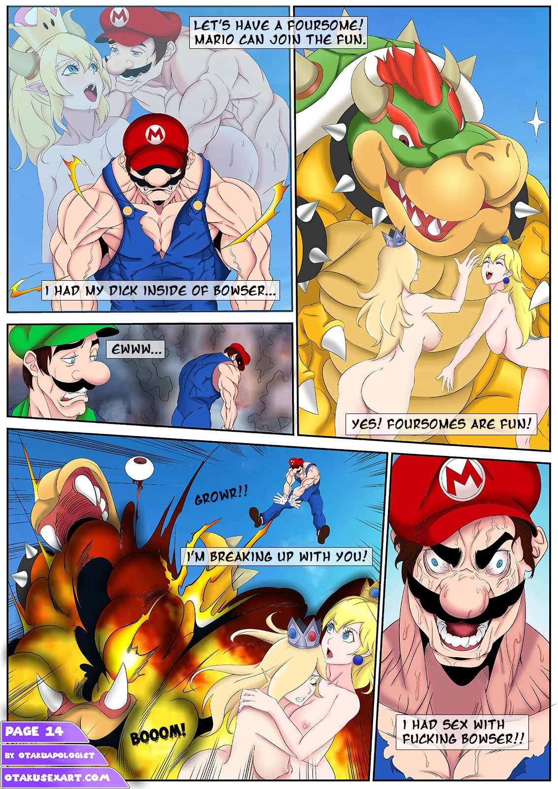 Two Princesses One Yoshi 3 porn comic picture 17