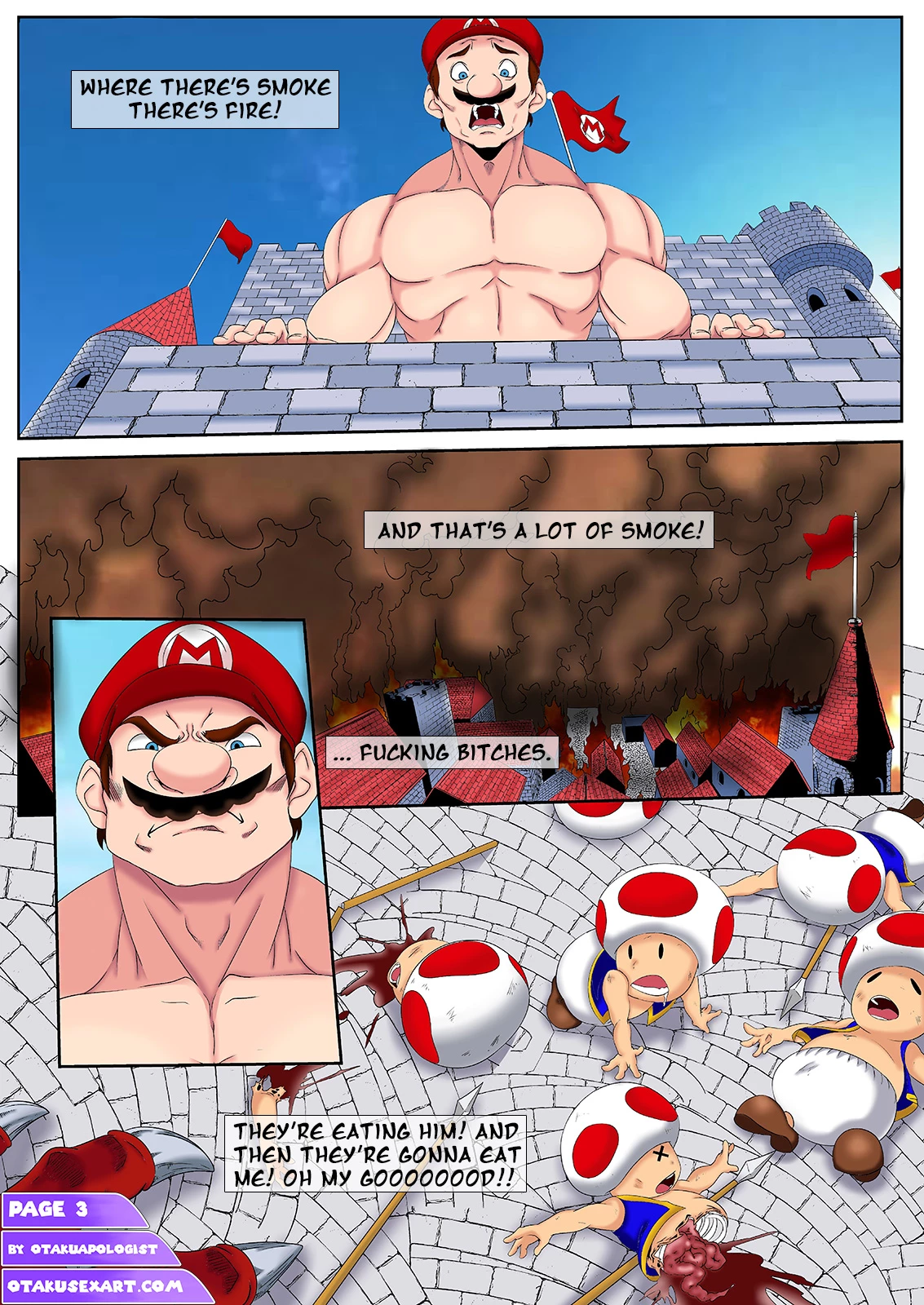 Two Princesses One Yoshi 3 porn comic picture 6