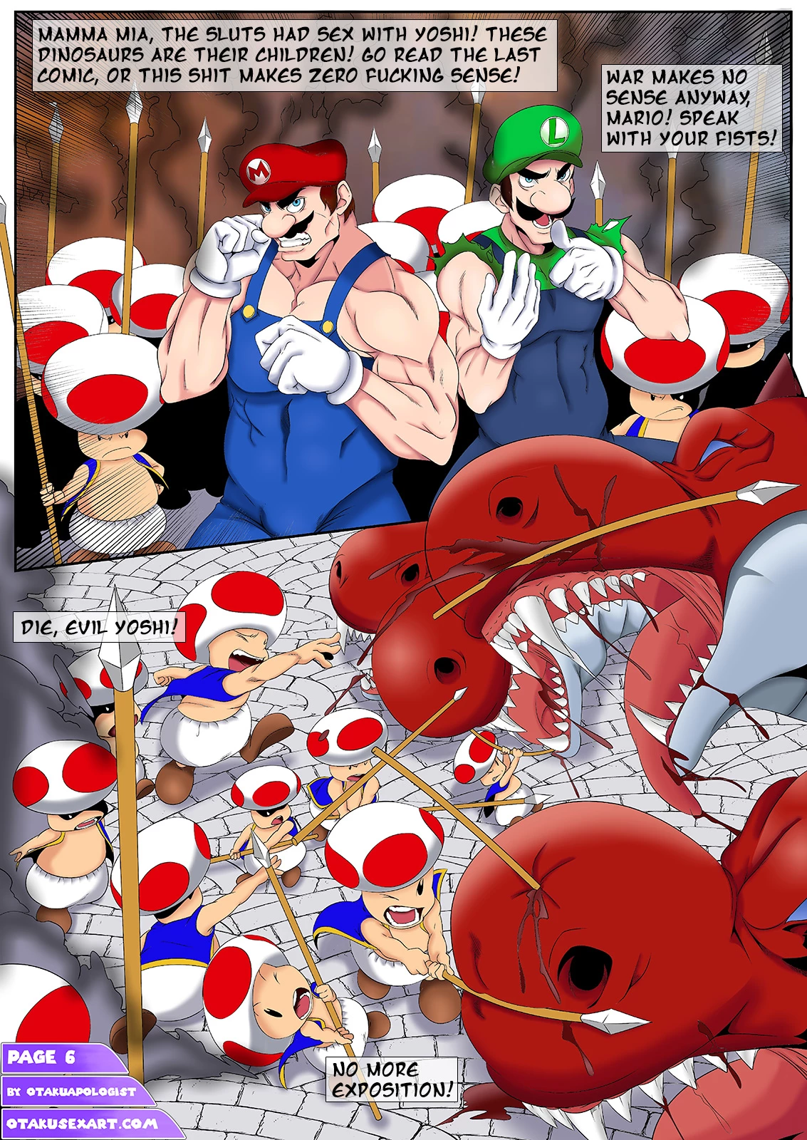 Two Princesses One Yoshi 3 porn comic picture 9