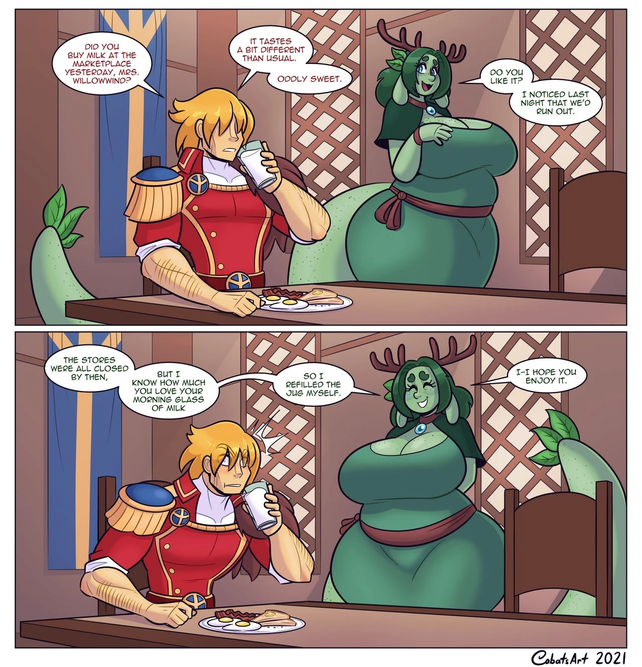 Udderly Dairy Situation porn comic picture 1