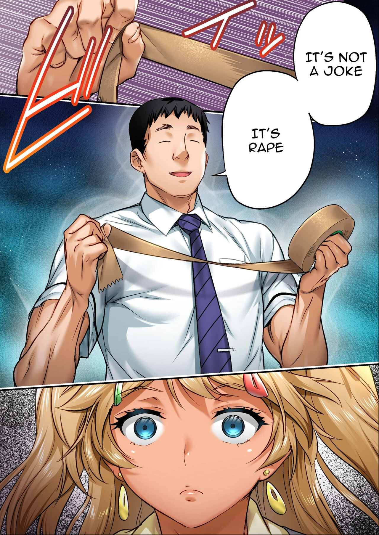 Udo "No matter How Many Times I Fuck You Sachie It Feels Amazing" | Udo "Sachie mo Nankai mo Rape suru to Kimochi Yoku Narun da." porn comic picture 29