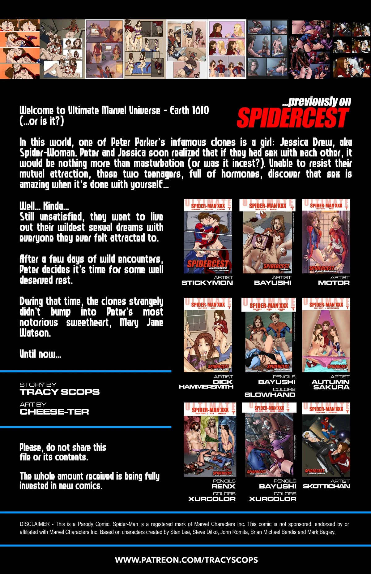 Ultimate Spider-Man XXX 10 - Spidercest - red all over porn comic picture 2