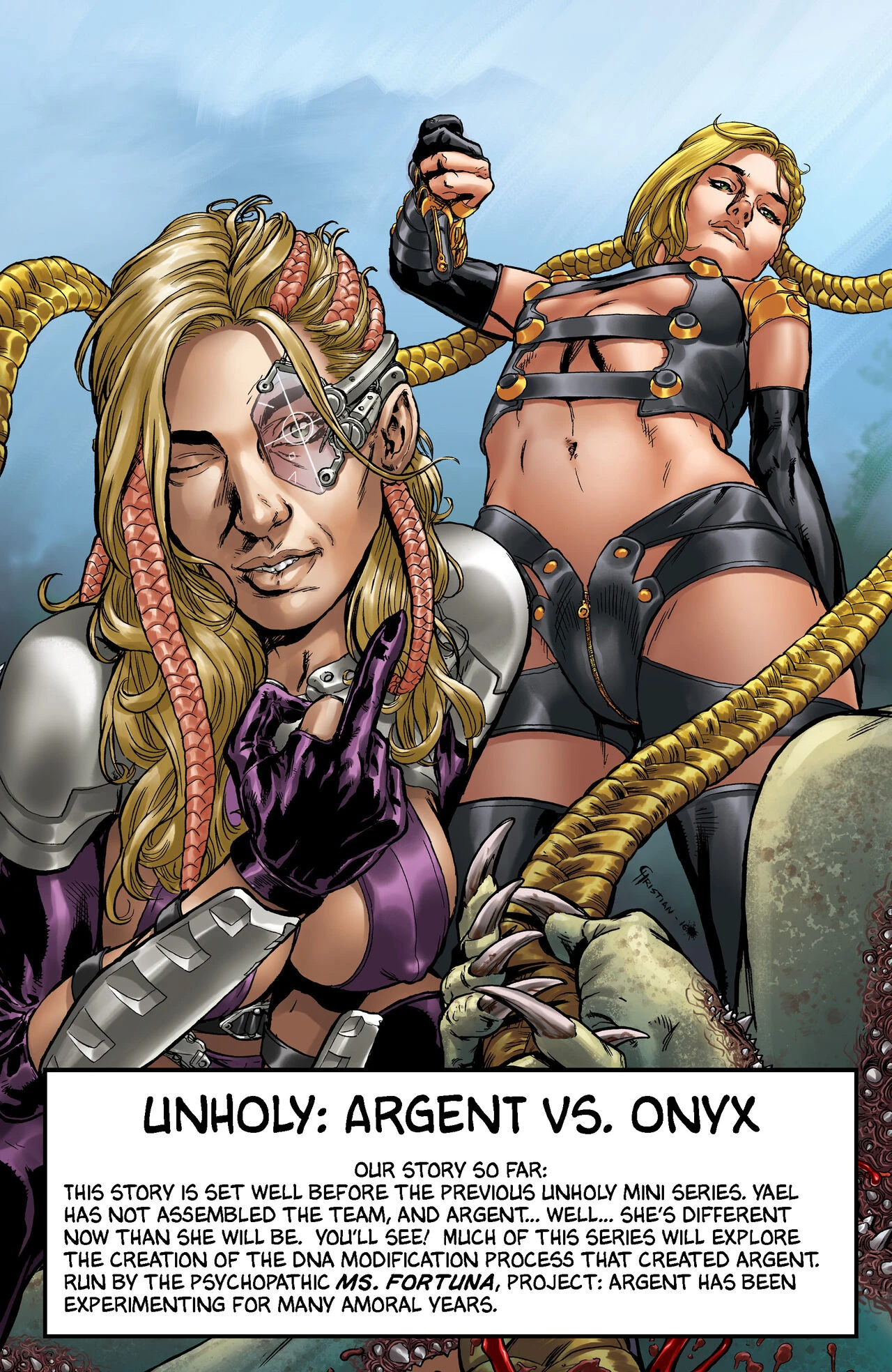 Un Holy Argent vs Onyx porn comic picture 4