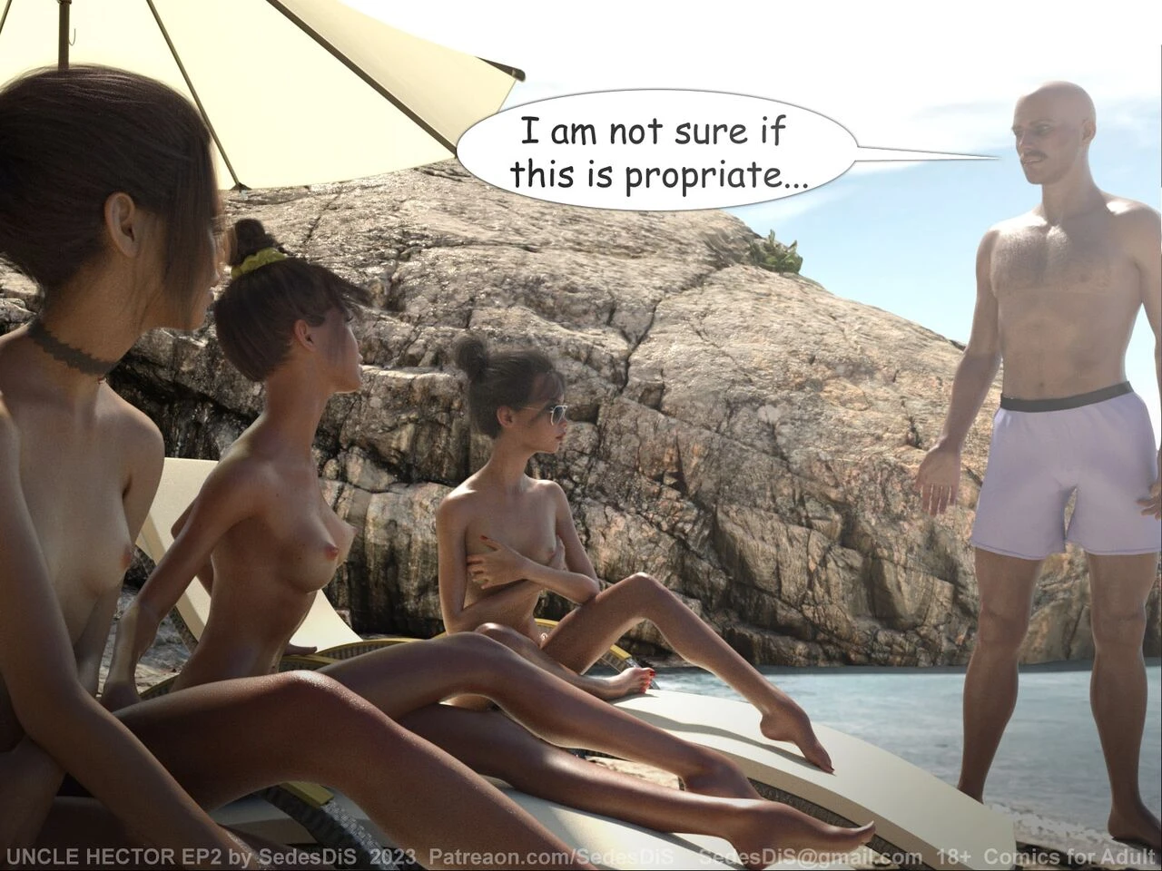 Uncle Hector 2 porn comic picture 11